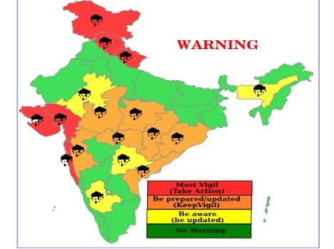 rainfall in lowest level in punjab