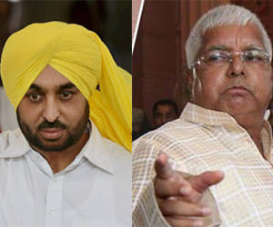 aap mp bhagwant mann attacks on delhi congress