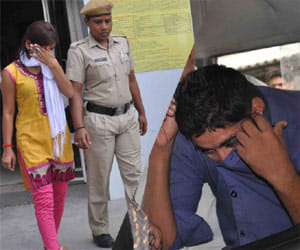 four arrested on fake rape and blackmailing case