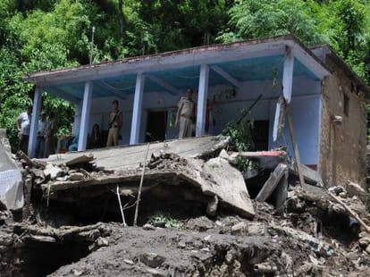 landslide in pauri