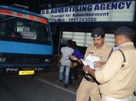 woman injured by dehradun city bus