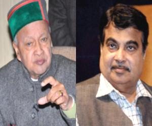 cm virbhadra singh will meet gadkari