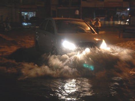 rain breaks dehradun road