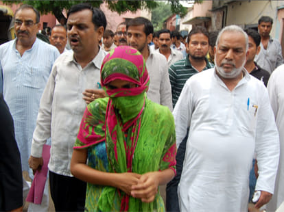 After gangrape tension create in kharkhoda meerut