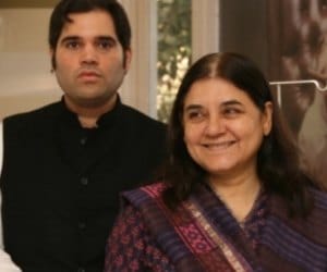 menka wants varun as CM of Uttar Pradesh