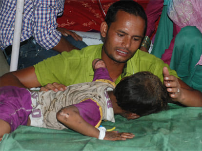 school van burn in saharanpur uttar pradesh