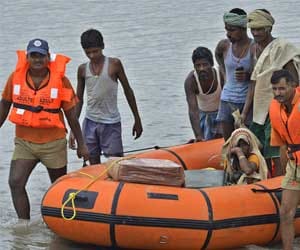 kosi bihar flood camp empty