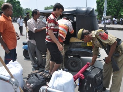 Railway stations and track under the strict supervision
