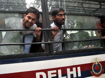 UPSC students starts huge protest