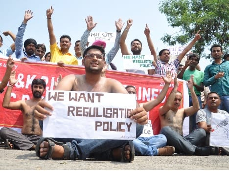 PHE Delivejor leave work to continue strike