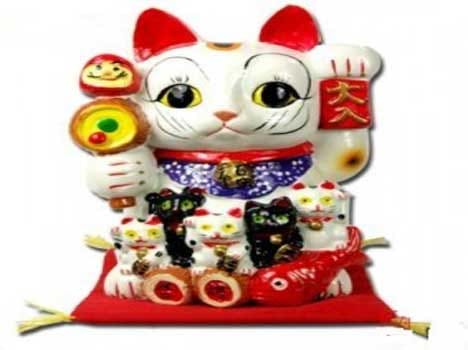 fengsui cat for love and money