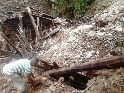cloud burst in uttarakhand