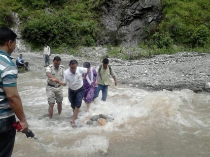 landslide in pauri