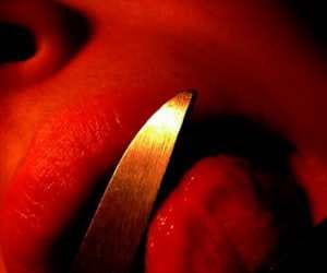 election candidate cut tongue and offered in temple