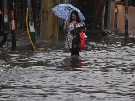 The rain also brought relief to disaster