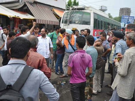 Violence in Jammu and Punjab Roadways drivers