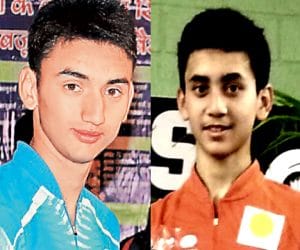 under 19 badminton final between sen brothers