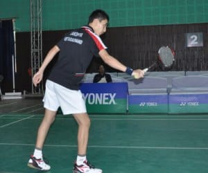 lakshya sen won his match in singles.