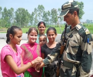 rakhi festival at border