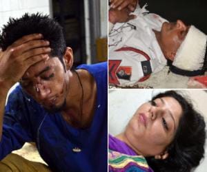 Bike rider hit to head constable, injured