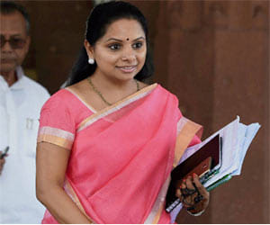 treason case on TRS MP Kavita
