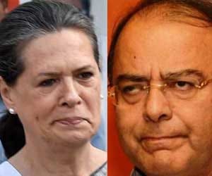 talks between sonia and arun jaitley