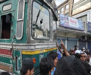 The truck crushed three students, one killed