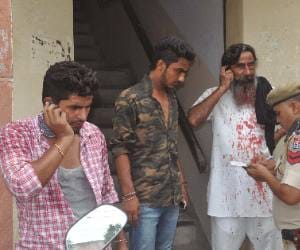 bloody confrontation outside SDM court in mohali