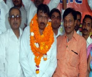 bjp mla become angry on party leader