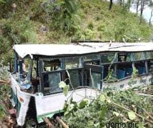 bus accident at chamba