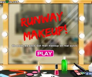 Run way makeup game