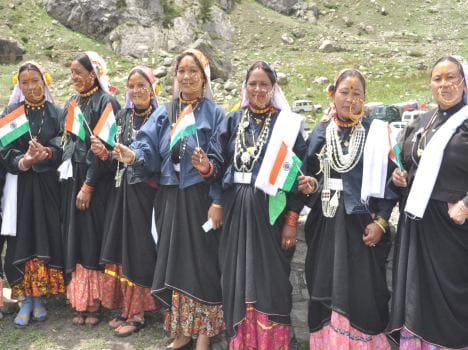 15 august celebration at border villages