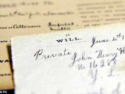 love letters of first world war