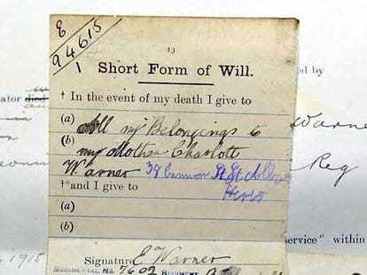 love letters of first world war