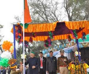 flag host ceremoney at Nahan.