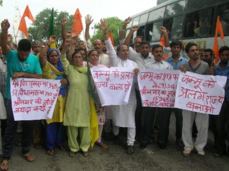Dogra Front and Shiv Sena demanded a separate state