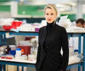 a woman become millionaire by blood test gadgets in america.