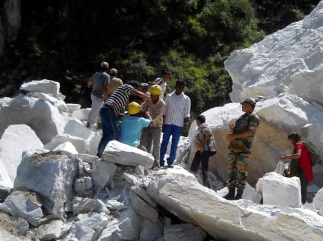 indian army help in uttarakhand from rain