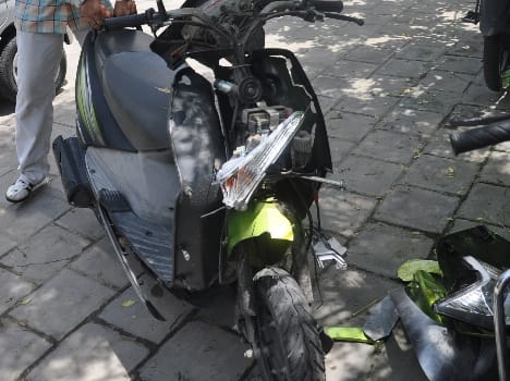 two student injured in accident
