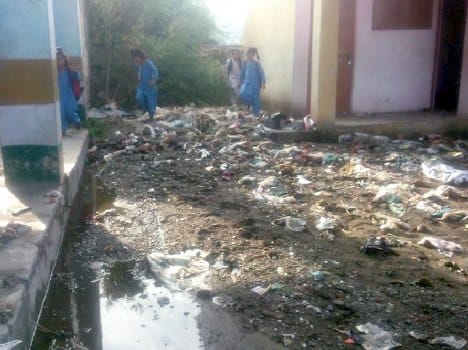 unhygenic conditions in school