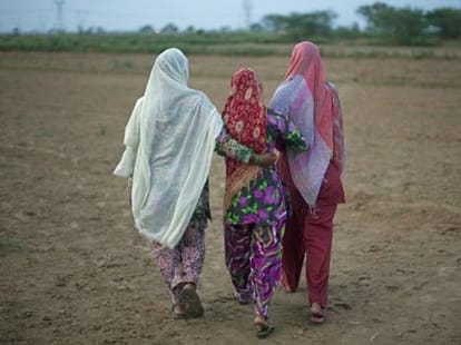women left their in-law's home due to lack of toilets.