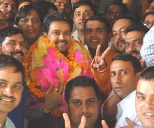 MP anurag thakur targets himachal govt.