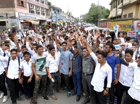 student protest against government