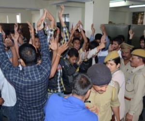 Demolition of Snvali school parents.