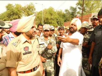 rampage between Congress and SAD Worker in punjab by-election