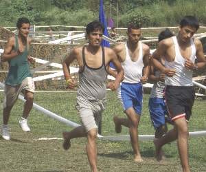Army recruitment drive at chamba.
