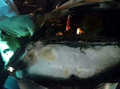 exclusive coverage chandigarh accident, 5 dead on spot