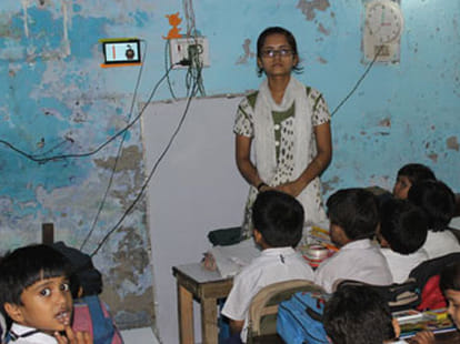 Delhi madrasa goes high-tech, uses apps and gadgets.