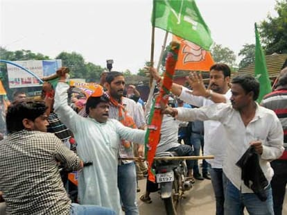 BJP Election Candidates List Issue, Protest