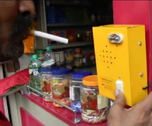 Anti-smoking advertisement video goes viral on social media.